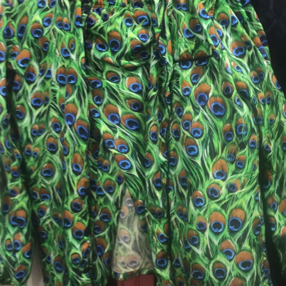 Dolce gabbana pure silk peacock lounge set unisex set pj - Picture 7 of 14